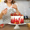 Λευκή κεραμική βάση για κέικ, πιάτο για cupcakes και επιδόρπια 10" – Συμβατή με κέικ 10", 6