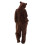 Μοντέρνες γυναικείες πιτζάμες onesie unisex ενηλίκων πιτζάμες με αρκουδάκι, 4