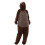 Μοντέρνες γυναικείες πιτζάμες onesie unisex ενηλίκων πιτζάμες με αρκουδάκι, 5