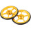 Worgeous 2 Pcs E Replaceable Bike Part Folding Bicycle Wheels Golden 8