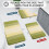 Tapete de banho felpudo de microfibra antiderrapante e absorvente de 76 x 51 cm (30 x 20 polegadas) 2