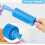 2 Pack Small Silicone Non-Stick Rolling Pins for Children's Baking Play Dough 2