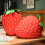 Fruktkudde Röd Tyg 1-pack 33 x 30 x 18 cm 2