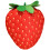 Fruktkudde Röd Tyg 1-pack 33 x 30 x 18 cm 4
