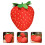 Fruktkudde Röd Tyg 1-pack 33 x 30 x 18 cm 6