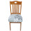 Κάλυμμα T-Cushion Wingback για καρέκλες τραπεζαρίας – Συμβατό με τυπικές καρέκλες, 3