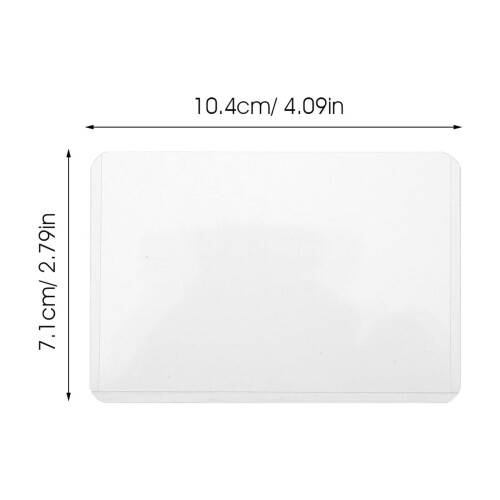 Bustine protettive rigide in PVC trasparente per carte da gioco, 25 pezzi 1