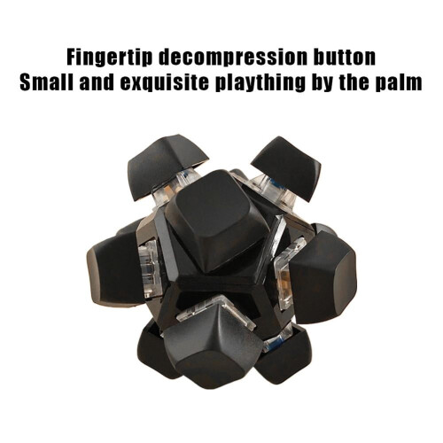 12-Key Mechanical Switch Tester Fidget Toy, Desktop Decompression Button Pad, Stress Relief Clicky Accessory 1