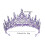 Fascia per capelli da sposa con cristalli e strass, accessorio per capelli da matrimonio 3