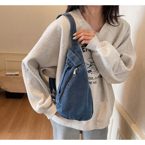 Μοντέρνα τσάντα Sling για γυναίκες, τσάντα ώμου crossbody, τσάντα πλάτης, τσάντα μέσης, 1