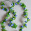 Artificial Vine Garland with 40 Flowers, 2.4m 3