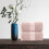 Πετσέτα μπάνιου από βαμβάκι Pink650GSM - Extra Large35x70, Πολυτελής, Μαλακή, Υψηλής 4