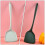 FRCOLOR Silicone Cooking Spatula Set – 2pcs, 3