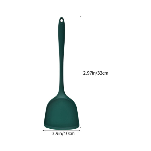 FRCOLOR Silicone Cooking Spatula Set – 2pcs, 1