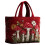 Bolsa de algodão acolchoado vintage para mulheres, 34 x 40 cm (13,4 x 15,75 polegadas). 1