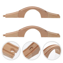 Wooden train bridge toy for kids railway extension 1 pc