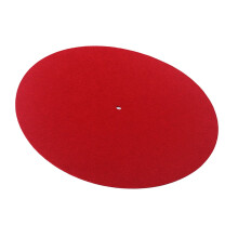 Felt Turntable Platter Mat Red 1 Pack