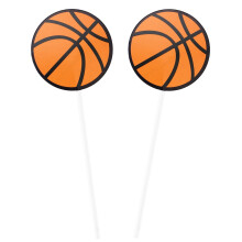 Basketball Cartoon Cake Toppers Party Decorations Safe Friendly 5PCS Set