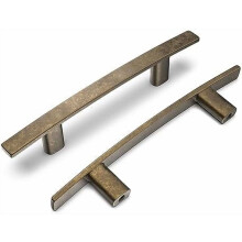 Lot de 25 poignées de meuble rétro en laiton, style antique vintage, alliage de zinc, entraxe de 7,6 cm (3 pouces), compatibles avec la cuisine et