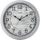 Retro Silent Wall Clock Grey 12 Inch Large Numbers 1