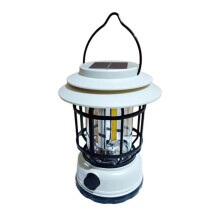 Kokoontaitettava aurinkokennolla toimiva LED-retkilyhty, USB-ladattava
