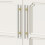 Cabinet Handles and Knobs Brushed Nickel Gold 2-Pack 5 Inch 3