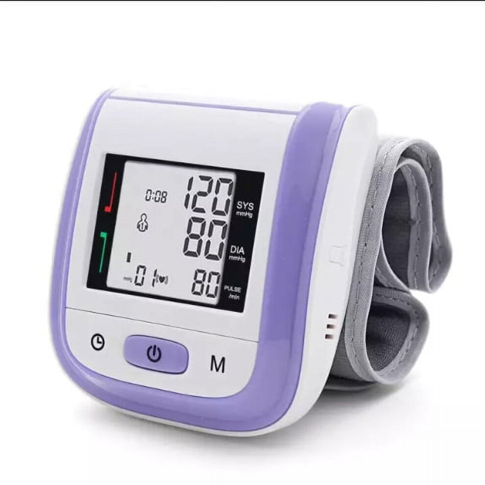 Blood Pressure Monitor Upper Arm - Digital Automatic Large Cuff BP Monitor for Home Use, Automatic Digital Pulse Wrist Blood Pressure Monitor