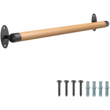 Wood Handrail for Indoor Stairs 36 Inch 1.3 Inch Round with