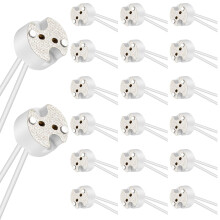 MR16 foglalatú G4 LED lámpa kerámia csatlakozó adapter, 20 db-os csomag