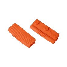 2 Pack Silicone Pot Handle Covers Heat Resistant Grips 446F Non-Slip Cookware Handle Sleeves for Pots Pans Skillet Universal Fit