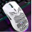 Honeycomb Shell Gaming Ergonomic Wireless Mouse, White 1