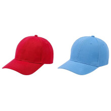 2-Pack Kids Baseball Caps, Moisture-Wicking & Quick-Drying Sun Hats, Adjustable & Breathable, Compatible with Outdoor Activities, Soccer, Tennis,