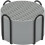 Silikon-Untersetzer-Set, 8er-Set mit Halter 1