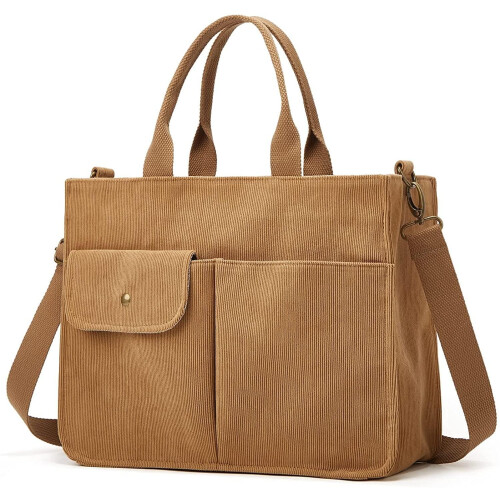 Γυναικεία τσάντα Tote Τσάντα Hobo από κοτλέ Τσάντα Satchel Τσάντα κολεγίου Τσάντα