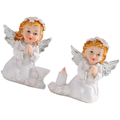 OUNONA Harz-Engelfiguren-Set, 2-teilig