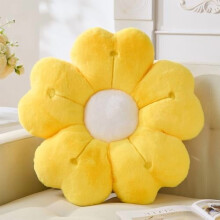 Piliúr Nóiníní Cúisín Plush Cruth Bláth Buí 15.7 Orlach