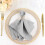 BalsaCircle 20 pièces 17" Serviettes de table argentées en polyester pour mariage 1