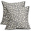 Conjunto de 2 capas de almofada vintage com estampa floral, 45x45cm (18x18 polegadas). 1