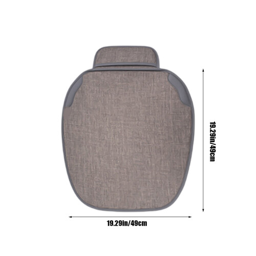 Car Seat Bottom Cushion Cover Gray Universal 2