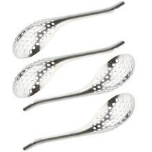 Ensemble de 4 cuillères à caviar en acier inoxydable