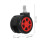 4-Pack Replacement Plastic Casters for Office Desk Chairs, Quiet Roller Wheels for Smooth Mobility 7