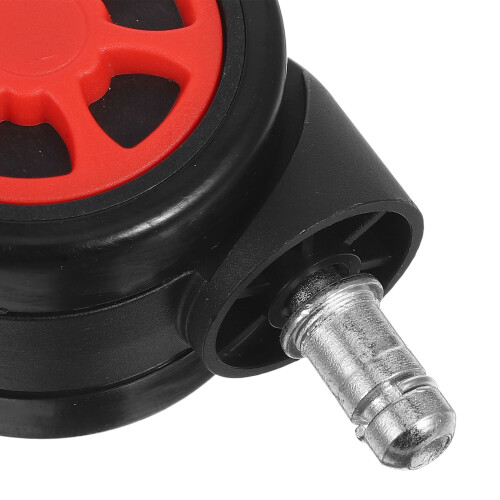 4-Pack Replacement Plastic Casters for Office Desk Chairs, Quiet Roller Wheels for Smooth Mobility 2