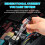 Digital LED Circuit Tester 3-90V with Voltage Display, Bidirectional, Compatible with Car/RV/Vehicles 5