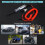 Digital LED Circuit Tester 3-90V with Voltage Display, Bidirectional, Compatible with Car/RV/Vehicles 7
