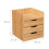 Organização de mesa com 3 gavetas 4