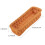 YEAHIBABY 2Pcs Small Tabletop Organizer Basket Light Brown Plastic Silverware Holder Cutlery Storage Home Use 2