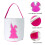 Plastic Easter Eggs Basket Stuffers, Empty Fillable Eggs for Egg Hunt & Decor – 36pcs, 2.3"x1.57", 1Bunny Bag, compatible with standard Easter 5
