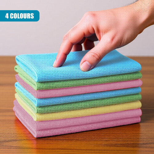 The Magic Toy Shop (50) Geezy Microfibre Cleaning Cloths | Dusting & Polishing Towels 1