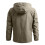 Ανδρικό Parka Loose Tactical Zip Up Αδιάβροχο Παλτό Αντιανεμικό Πεζοπορίας με Κουκούλα 3