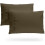 Bamboo Rayon Pillowcase Set King Chocolate2pcs 1